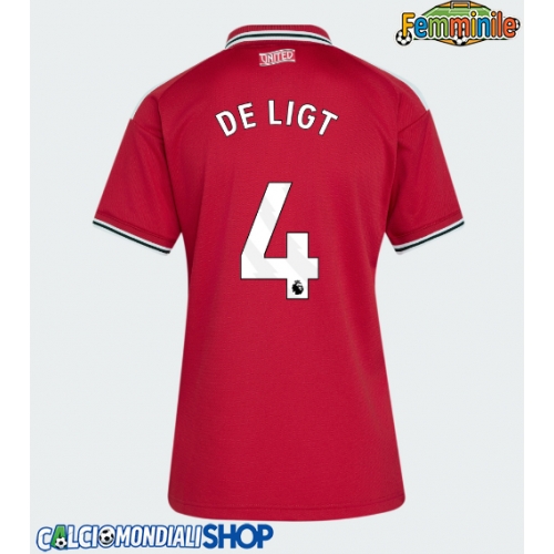 Maglie da calcio Manchester United Matthijs de Ligt #4 Prima Maglia Femminile 2026-27 Manica Corta